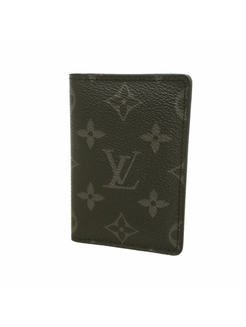 Louis Vuitton Card Case Monogram Eclipse Pocket Organizer Black